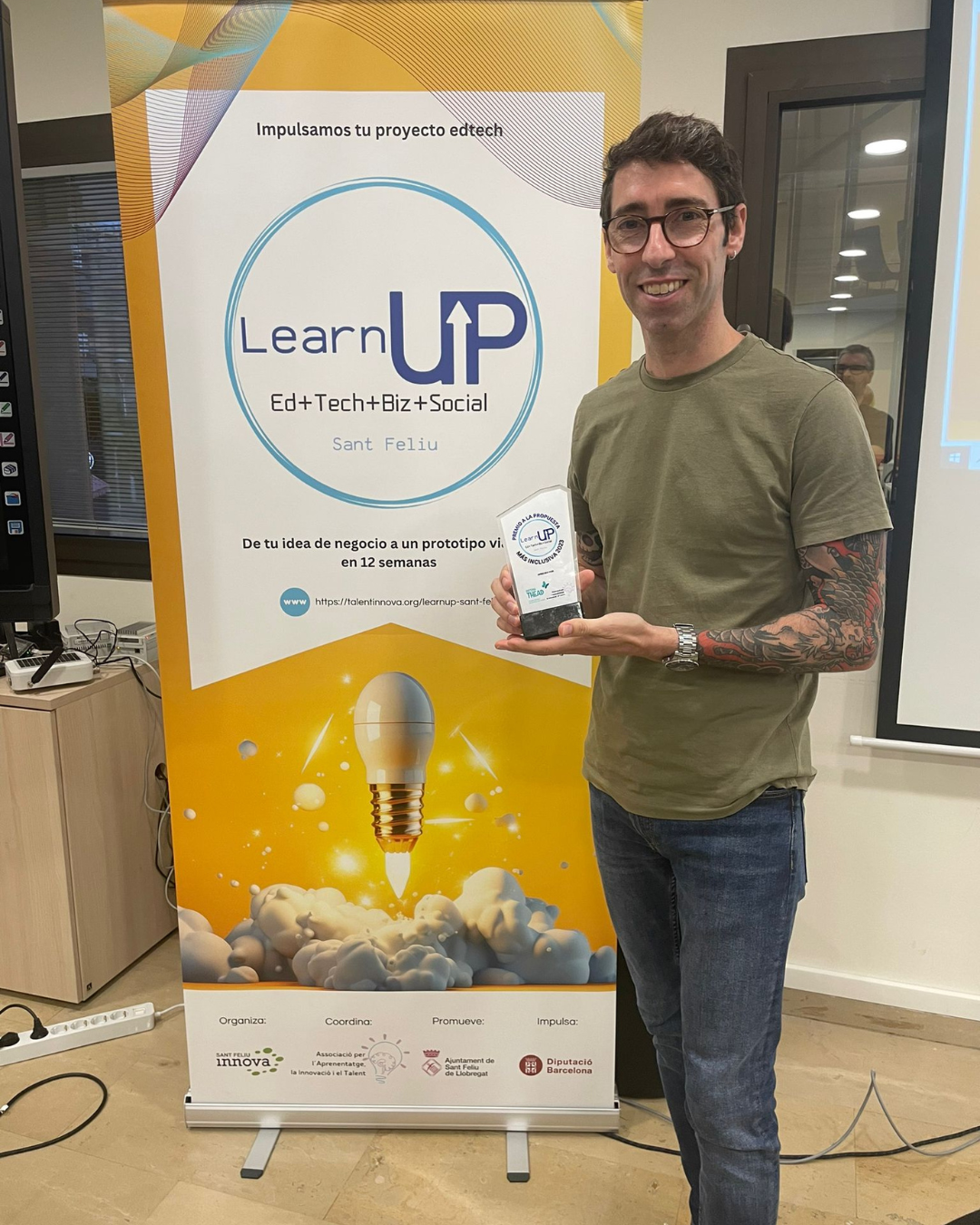Desarrollo del proyecto Learn UP en la preaceleradora